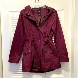 Forever 21 Maroon Utility Jacket